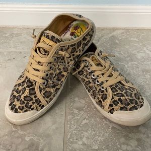 Leopard Slip On Sneakers